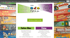 Desktop Screenshot of ludothequeofildujeu.org